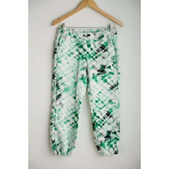 KORAL Tie Dyed  Print Cropped Jogger Lounge Athleisure Pants S - Picture 3 of 7